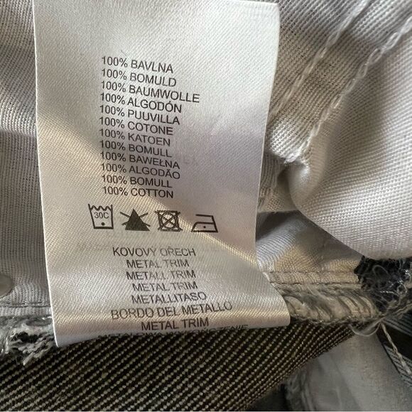 NWOT The Ragged Priest Blue/Black Wave High Waist Straight Leg Jeans --‎ … - Picture 10 of 10